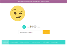 Tablet Screenshot of emojishirts.com
